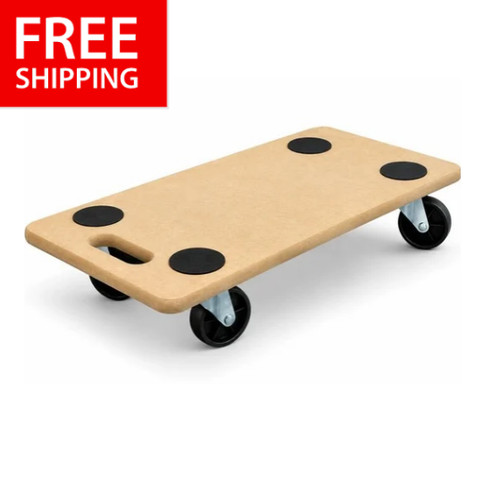 200kg wooden hand dolly - wooden,