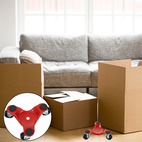 Red wheel metal furniture - wheel,