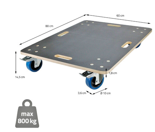 800kg hand dolly with - hand,