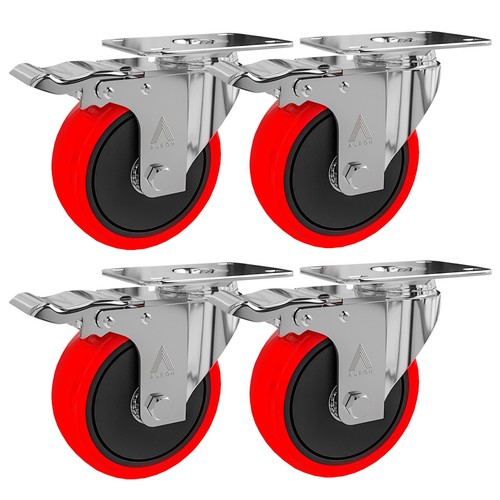 100mm heavy duty swivel - 4x,